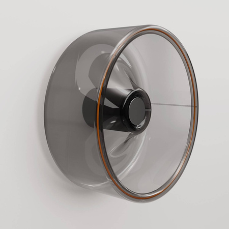 Kinkiet ze szklistą żarówką Ghost Creative cables BIP44-E27-1-L3-IP44-E27-1-N-L3