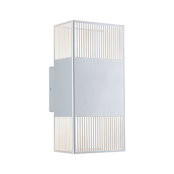 Oprawa elewacyjna THARIN LED 2 X 3,7W 640lm 3000K IP44 230V srebrny / metal PAULMANN PL71253