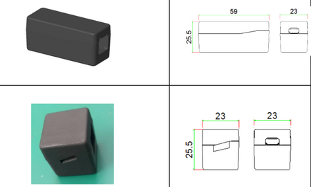 IN/WEJSCIE + OUT/ZAŚLEPKA do Neonflex ULLS51 Chroma 9680224 system minusplus 24v 