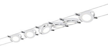 RoundMac LED system linkowy DC 6x4W Biały Mat 230V/12V DC 36VA Metal