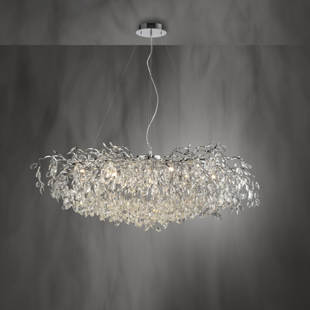 Lampa Wisząca Chrom RICICLE 003902-029418 Newgarden