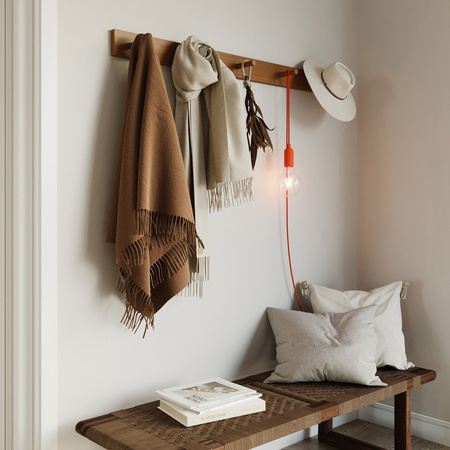 Silikonowa lampa Snake z włącznikiem i wtyczką Creative cables B-PSSSW-17-PSSARAEUNSW5RF15-L