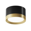 Lampa sufitowa Black with gold Hoop Maytoni C086CL-GX53-SRD-BG