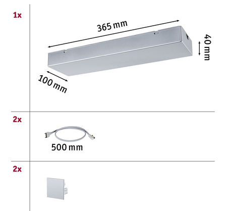 Linion PB 120VA DC 24V Chr m PAULMANN PL98207