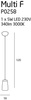 Multi F P0258 lampa wisząca