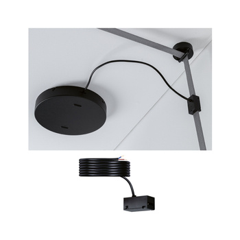 Adapter zasilający systemu ULine z przewodem 200cm IP20 czarny / aluminium PAULMANN PL94625