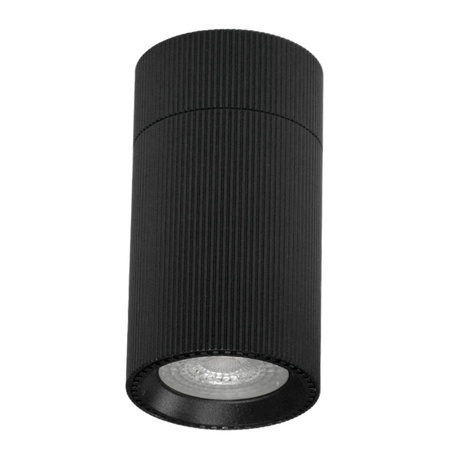 Ryflowana MOVE  Spot GU10 –  BLACK ULDL325 Unilight