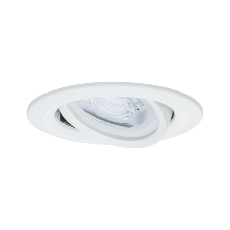Oprawa do wbudowania NOVA LED DIM wychylna zestaw  GU10 6.5W 460lm 84mm 2700K IP23 230V biały mat PAULMANN PL93467