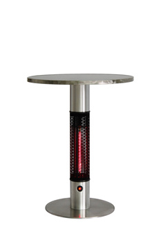 Niski stolik grzewczy tarasowy 1500W, Ø60 cm, IP55 ULOGR20