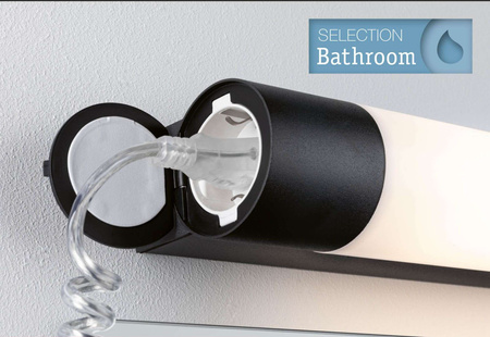 Oprawa ścienna nad lustro ORGON LED 1,5W 3000K 850lm 720mm IP44 230V czarny / aluminium