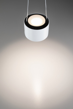 URail zwis Aldan 1x13W Biały/ Czarny 230V metal ściemniany