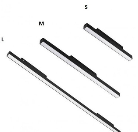 Magnetyczna oprawa liniowa LED SAGA z przełącznikiem CCT 2700K–5000K
