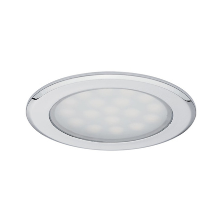 Oprawa  wpuszczana punktowa LED 2x2,5W 2x180lm 65mm 3000K 230/12V chrom