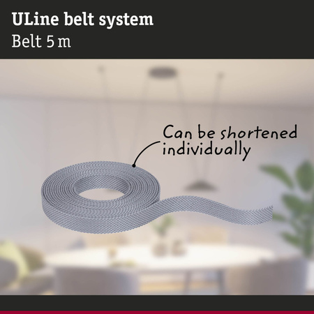 Taśma przewodząca systemu Uline 5m 48V szary tkanina / miedź PAULMANN PL94634