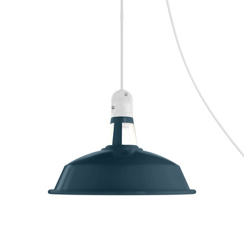 Przenośna lampa zewnętrzna Snake IP65 waterproof z kloszem Harbour, 5-metrowym kablem w oplocie, oprawką oraz wtyczką Creative cables BPSEPAM09-PSEBISM01PAM09PE-L