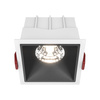 Downlight White and black Alfa LED Maytoni DL043-01-15W4K-D-SQ-WB
