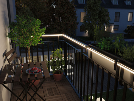 Taśma zewnętrzna SimpLED IP65 zestaw kompletny 5m 3000K 20W 230/24V DC biały / tworzywo sztuczne PAULMANN PL78906