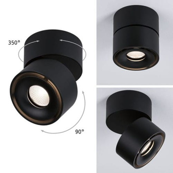 Downlight SPIRCLE broken DALI LED 12W 3000K/4000k/6500k  36° - czarny matowy ULDL319DALI Unilight