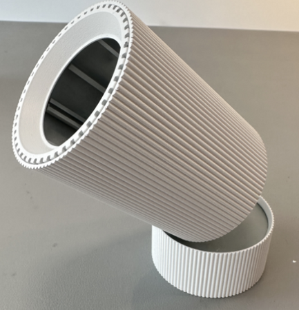 Ryflowana MOVE  Spot GU10 –  WHITE ULDL324 Unilight