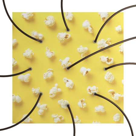 Kwadratowa podsufitka maskownica sufitowa XXL Rose-One, 400 mm, 9 otworów i 4 otwory boczne- PROMOCJA Creative cables BKROQ409EF-PROMO-KROQ409EF203