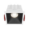 Downlight White and black Alfa LED Maytoni DL043-01-10W4K-D-SQ-WB