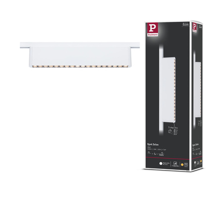 Oprawa na szynoprzewód URail ZELOS LED 3-STEP DIM 10W 1050lm IP20 3000K 230V biały RAL 9003 / aluminium PAULMANN PL95713