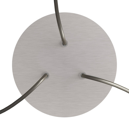 Duża okrągła podsufitka rozeta sufitowa Rose-One, średnica 200 mm, 2 otwory i 4 otwory boczne Creative cables BKROR203TF-KROR203TF109