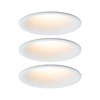 Oprawa do  wbudowania CYMBAL COIN LED DIM zestaw 3x6.5W 440lm 2000-2700K IP44 230V biały matowy PAULMANN PL93419