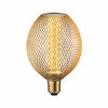 Źródło światła LED METALLIC GLOW GLOB mosiądz Spiral E27 4.2W 200lm 1800K 230V