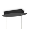 Lampa wisząca Czarny/Black Curve Maytoni MOD156PL-L52B4K
