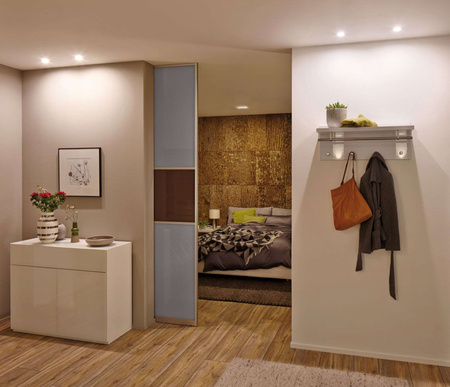 Oprawa do wbudowania NOVA COIN LED stała 6W 470lm 78mm 2700K IP44 230V biały mat PAULMANN PL93459