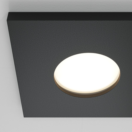 Downlight Czarny/Black Stark Maytoni DL083-01-GU10-SQ-B