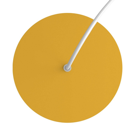 Duża podsufitka rozeta sufitowa okrągła Rose-One, średnica 200 mm, 1 otwór centralny i 4 otwory boczne Creative cables BKROR201F-KROR201F113