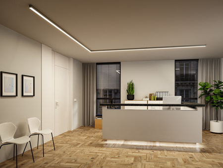 Oprawa liniowa systemu LINION LED 25,5W 1,5m 3000K IP20 24V chrom matowy / aluminium PAULMANN PL98175