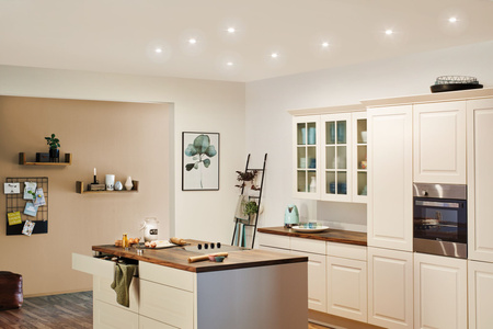 Oprawa do wbudowania NOVA COIN LED DIM wychylna 6W 470lm 84mm 2700K IP23 230V biały mat PAULMANN PL93486