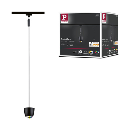 URail ZB Pendel Tyros RGBW 4,5W Sz m PAULMANN PL95684