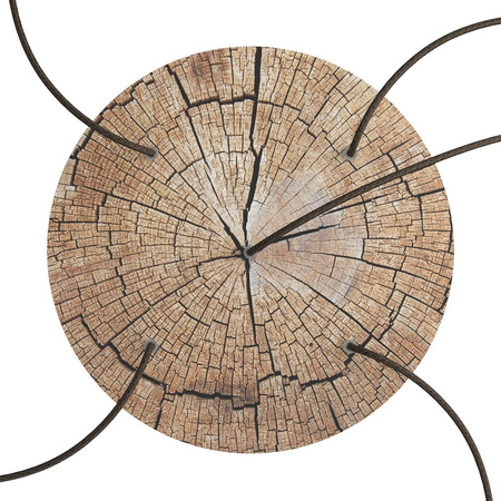 Duża okrągła podsufitka maskownica sufitowa XXL Rose-One, średnica 400 mm, 5 otworów i 4 otwory boczne - PROMOCJA Creative cables BKROR405PF-PROMO-KROR405PF304