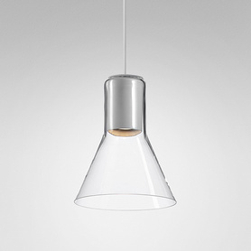 MODERN GLASS Flared SP GU10 fi50 Phase-Control zwieszany biały 50530-0000-U8-PH-13 AQForm