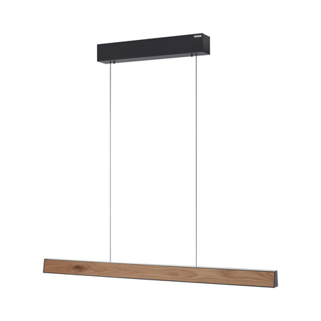 Lampa Wisząca Czarny/drewno PURE E-MOTION 003902-031467 Newgarden