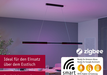 ZB Aptare Pendell RGBW TunW 32W Schwarz PAULMANN PL78024