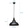 Lampa sufitowa wisząca MODERN  30cm ULFN241 Unilight
