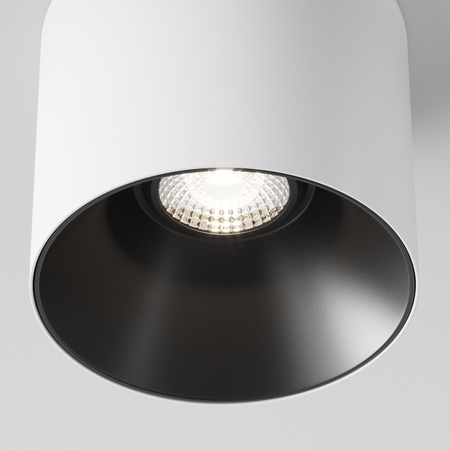 Lampa sufitowa White and black Alfa LED Maytoni C064CL-01-15W4K-D-RD-WB