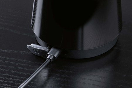 Lampka stołowa akumulatorowa ONZO LED 3-STEP DIM USB-C 2.6W 240lm 2700K IP44 czarny połysk / tworzywo sztuczne PAULMANN PL76994