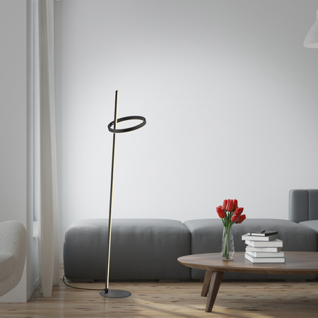 Lampa Podłogowa Czarny RITUS 003902-032878 Newgarden