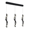 Nowoczesna lampa wisząca serii Black Snake LED 3*20W ULFN287 Unilight