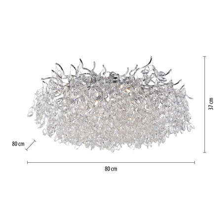 Lampa Sufitowa Chrom RICICLE 003902-030530 Newgarden