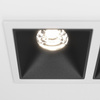 Downlight White and black Alfa LED Maytoni DL043-02-10W4K-SQ-WB
