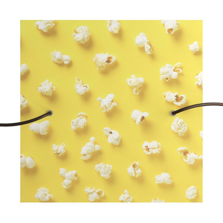 Kwadratowa podsufitka maskownica sufitowa XXL Rose-One, 400 mm, 2 otwory i 4 otwory boczne- PROMOCJA Creative cables BKROQ402F-PROMO-KROQ402F203