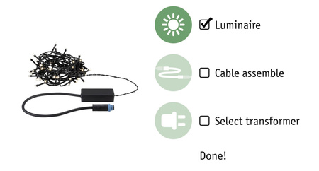 Outd P+S Yuna 5m 3000K IP44 PAULMANN PL94640