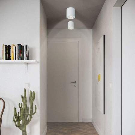 Ruchoma Spot AERO LED gu10 natynkowa BIALY  Unilight